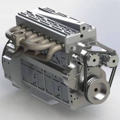 CISON FL4-175 17.5cc Flathead Inline 4 Cylinder 4 Stroke Gasoline Engine Model-helloworld7