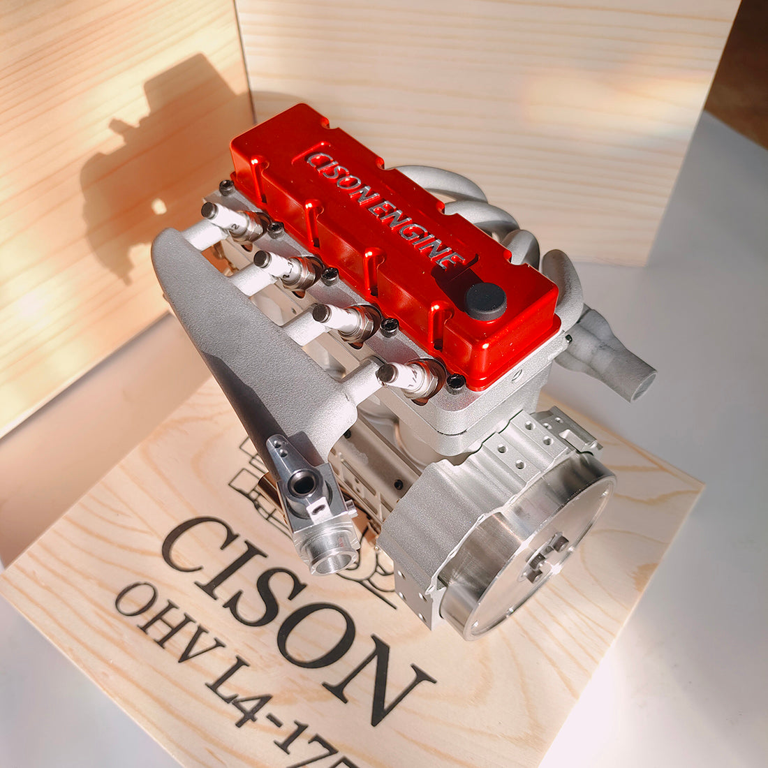 CISON L4-175 17.5cc OHV 4 Stroke Gasoline Engine for RC Crawlers and Tractors-helloworld7