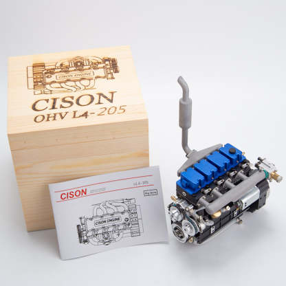CISON L4-205-OHV 20.5cc Inline 4 Cylinder 4 Stroke Water Cooled Gas Engine for RC Models-helloworld7