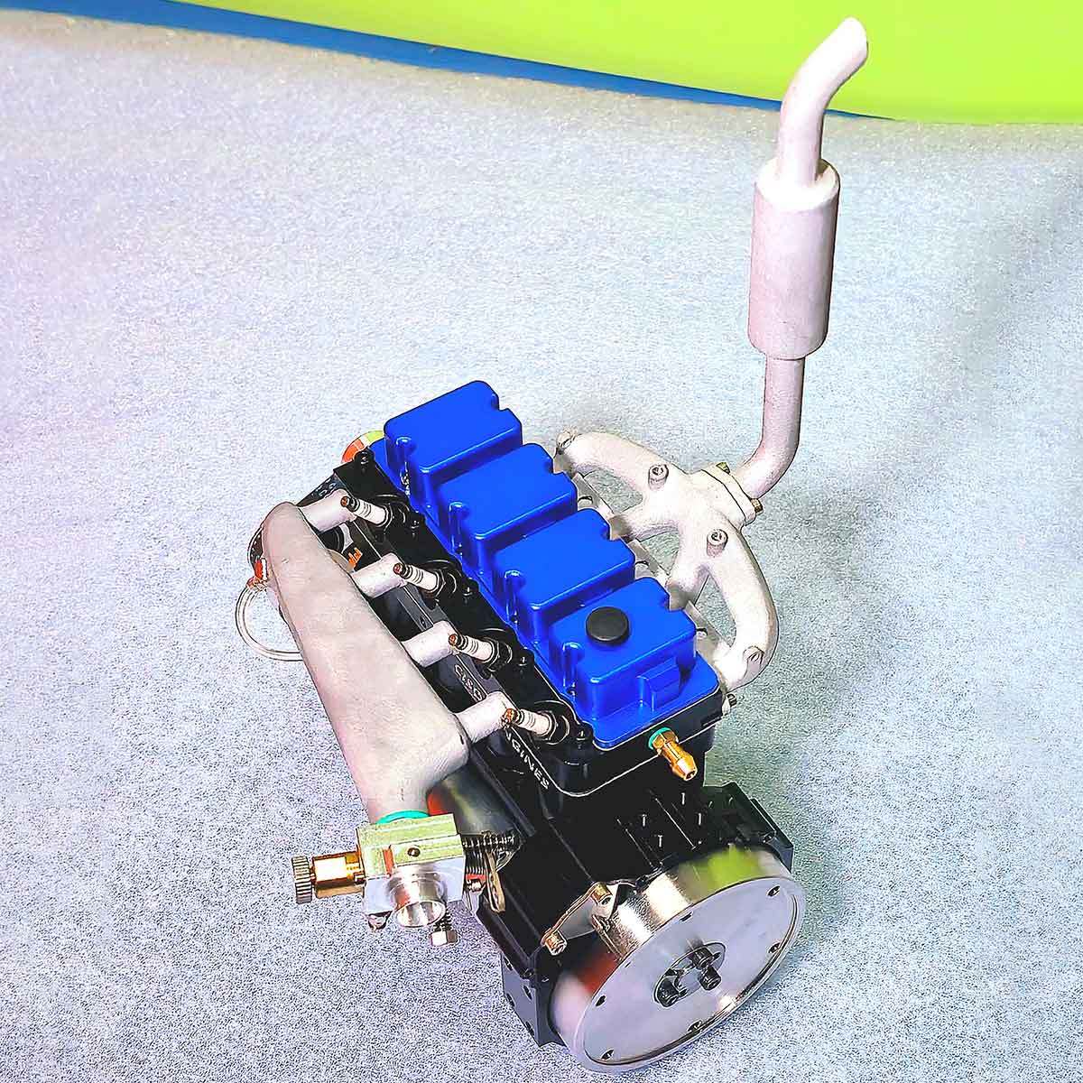 CISON L4-205-OHV 20.5cc Inline 4 Cylinder 4 Stroke Water Cooled Gas Engine for RC Models-helloworld7