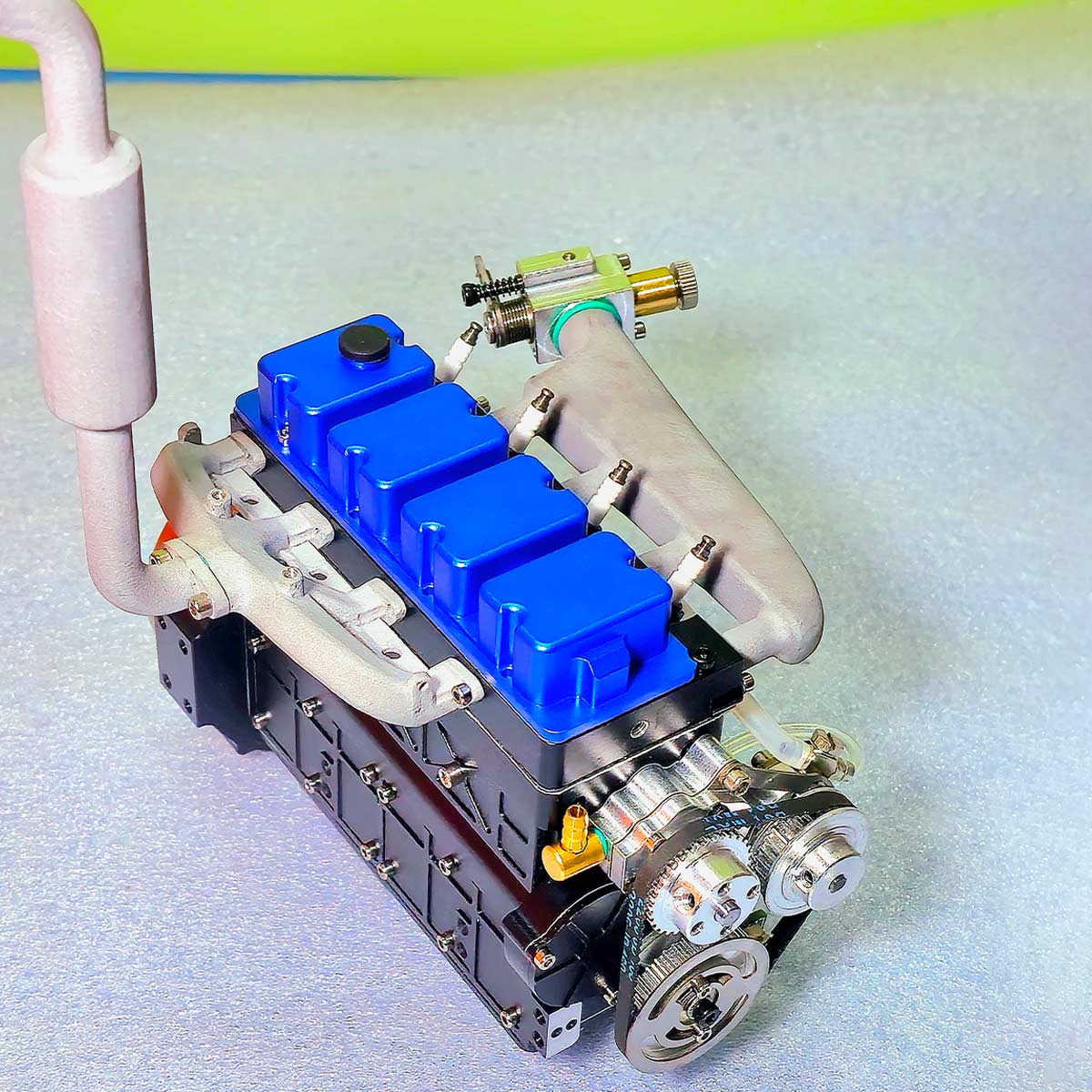 CISON L4-205-OHV 20.5cc Inline 4 Cylinder 4 Stroke Water Cooled Gas Engine for RC Models-helloworld7