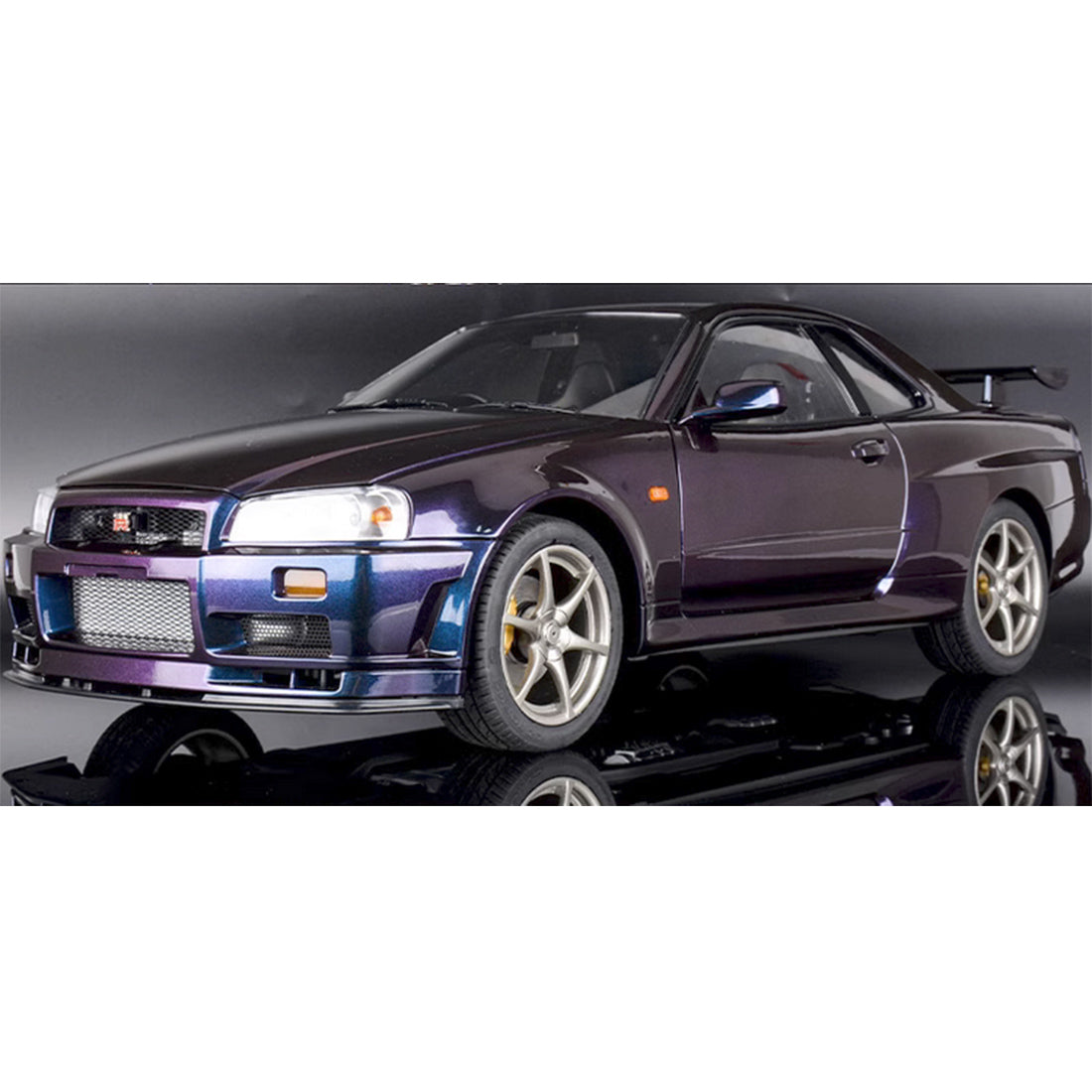 HelloWorld7-Capo GTR SkyLine GT-R R34 Drift Car Model Building kits 1/8 Scale 2.4Ghz