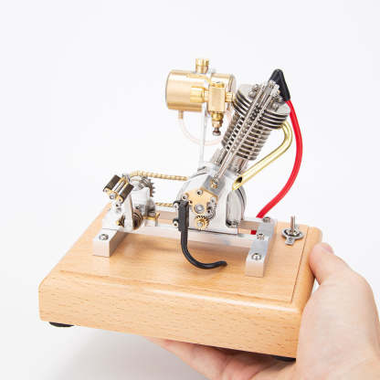 Mini Hoglet 2.1cc Single Cylinder 4 Stroke Gasoline Engine Model with Kickstart-helloworld7