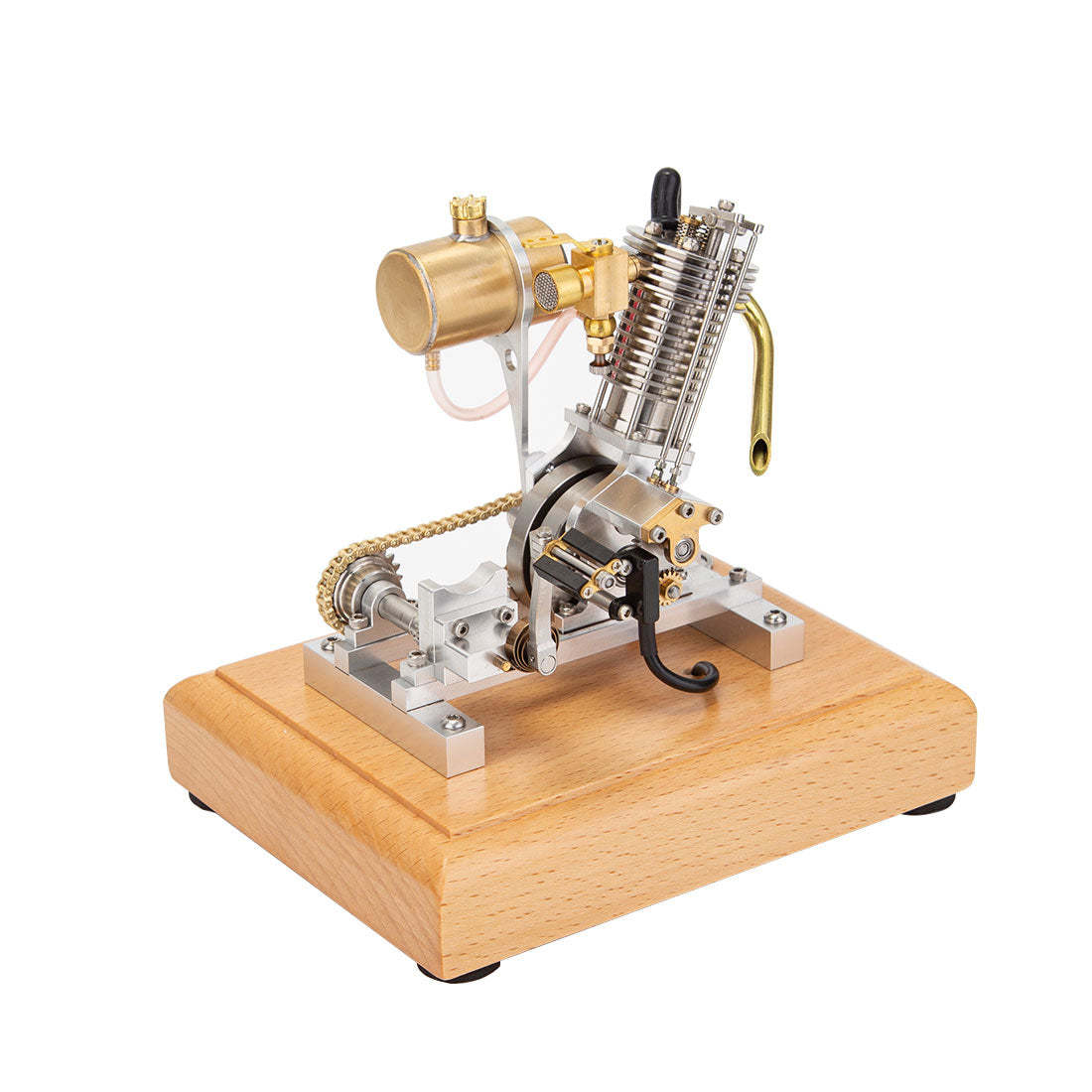 Mini Hoglet 2.1cc Single Cylinder 4 Stroke Gasoline Engine Model with Kickstart-helloworld7