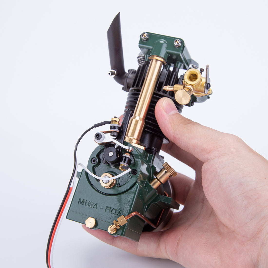 HelloWorld7-MUSA FV1A KW-OHV 7cc Air-cooled OHV Four-stroke Single-cylinder Gasoline Engine Model