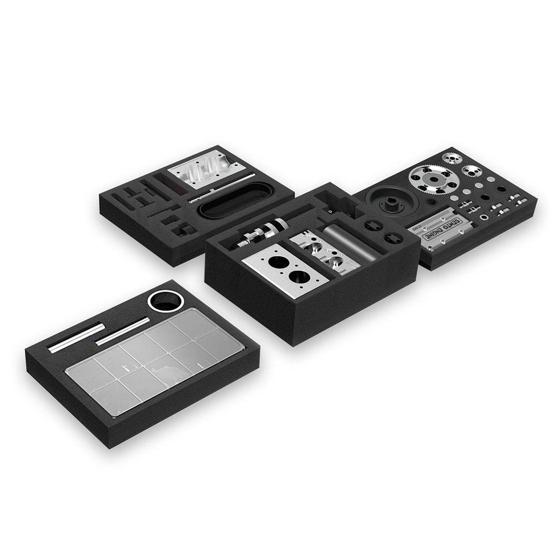 HelloWorld7-SEMTO ENGINE ST-NF2 DIY Build a Nitro 4 Stroke 2 Cylinder Engine Kit That Runs- FS-L200AC-helloworld7