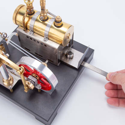 RETROL DIY Beam Steam Engine Model Kit with Boiler and Centrifugal Flyball Governor-helloworld7