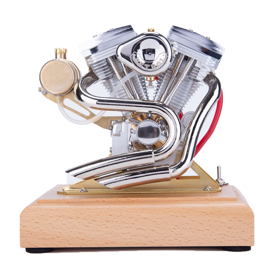 HelloWorld7-RETROL V-Twin Engine Model R34 Four-Stroke Gasoline Engine Motorcycle Engine OHV 4.2CC