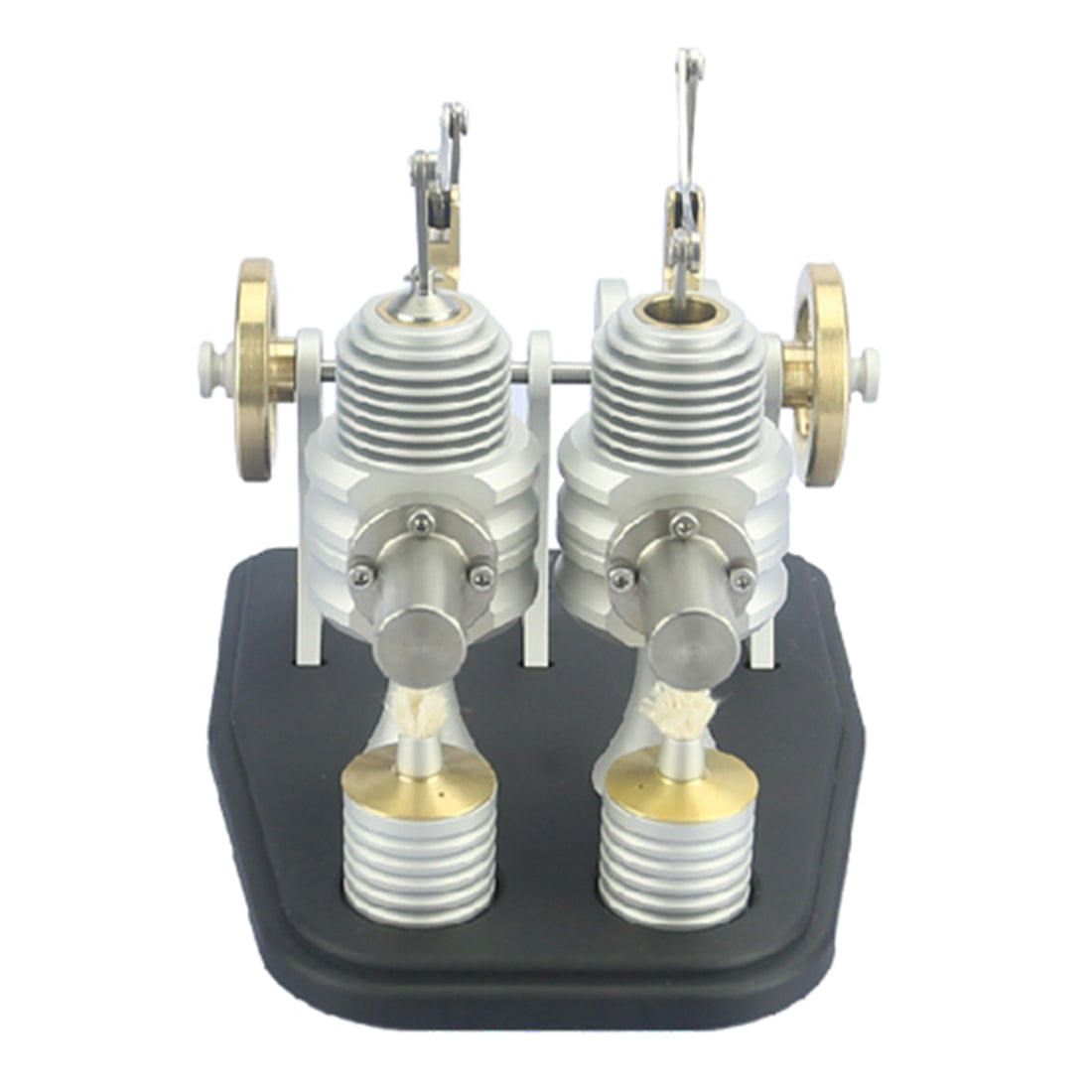 HelloWorld7-Twin Walking Beam Stirling Engine Model Kits Twin-Cylinder