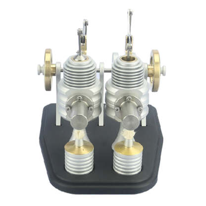 HelloWorld7-Twin Walking Beam Stirling Engine Model Kits Twin-Cylinder