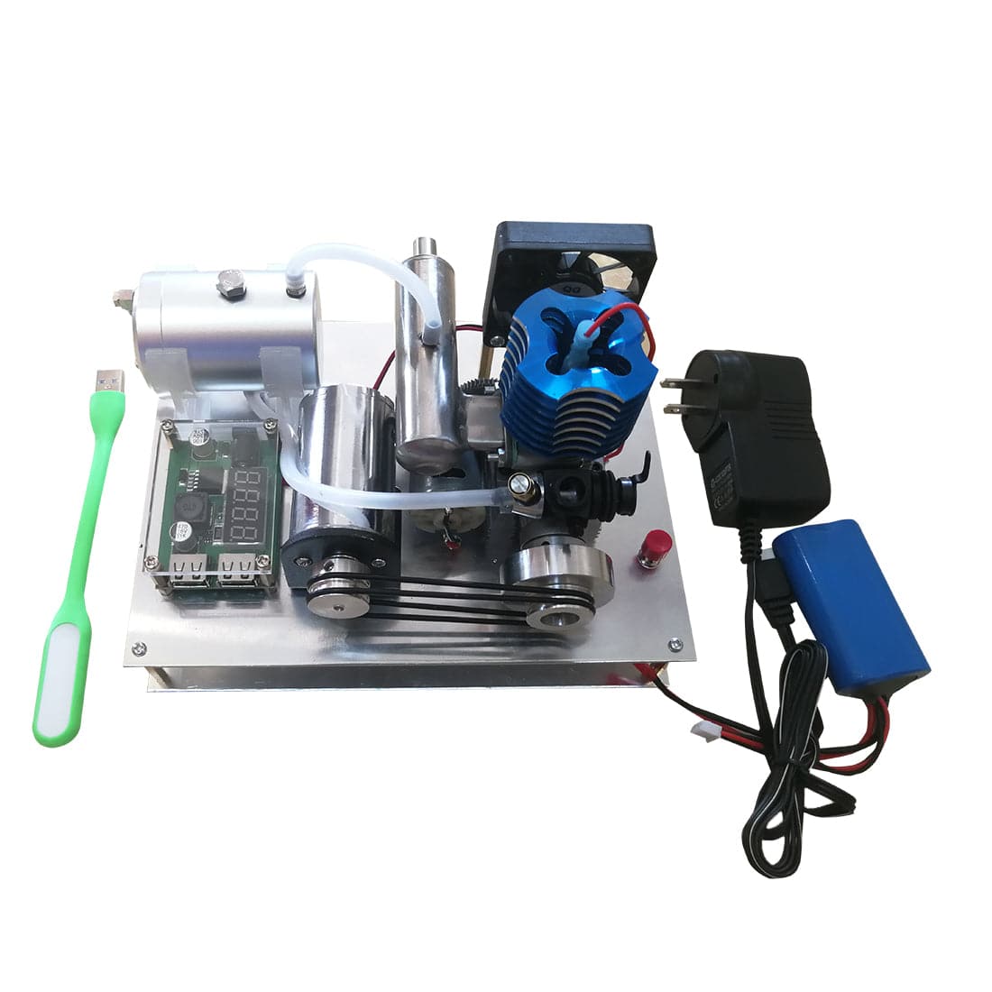 Modified VX 18 2-Stroke Gasoline Engine 12V Generator Model Kit One-Key Start-helloworld7