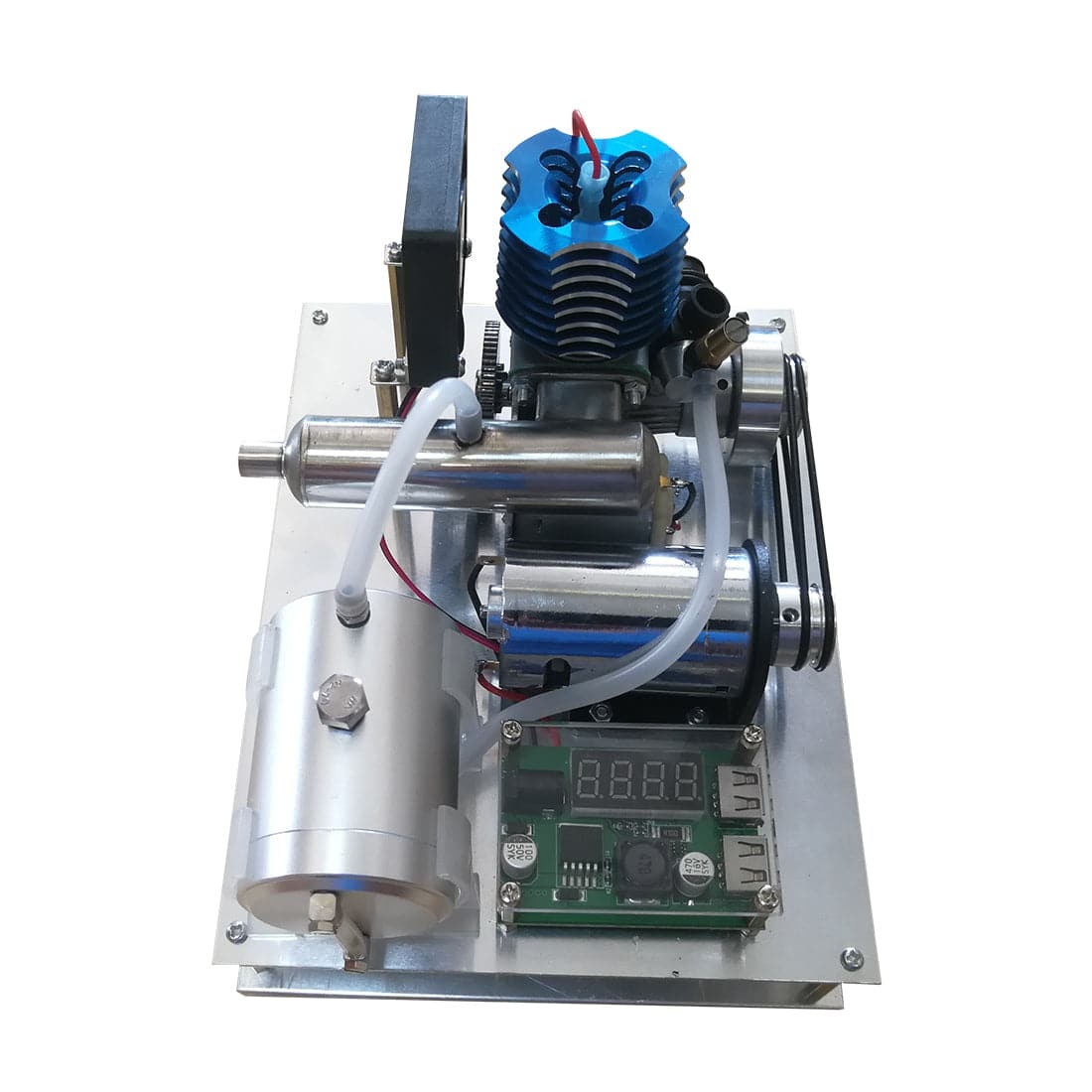 Modified VX 18 2-Stroke Gasoline Engine 12V Generator Model Kit One-Key Start-helloworld7