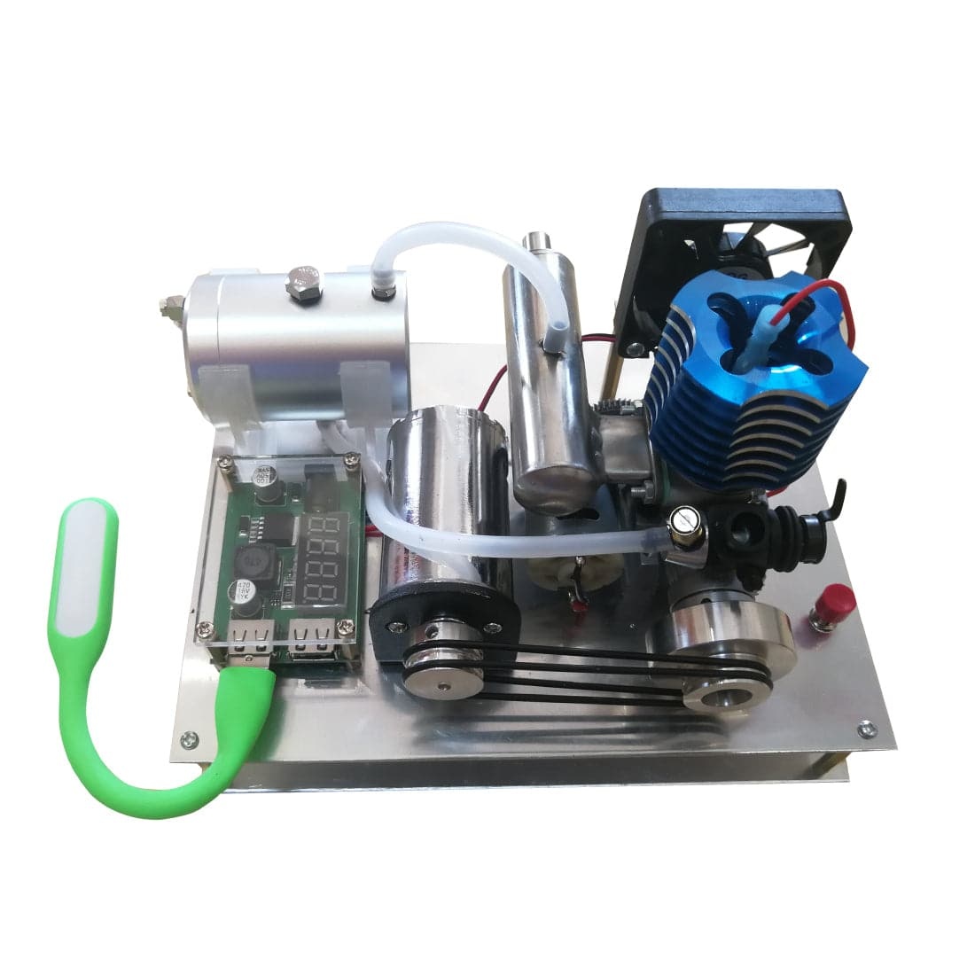 Modified VX 18 2-Stroke Gasoline Engine 12V Generator Model Kit One-Key Start-helloworld7