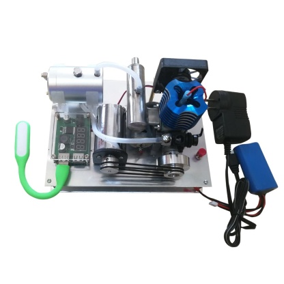 Modified VX 18 2-Stroke Gasoline Engine 12V Generator Model Kit One-Key Start-helloworld7