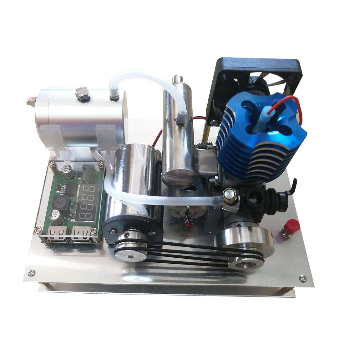 Modified VX 18 2-Stroke Gasoline Engine 12V Generator Model Kit One-Key Start-helloworld7