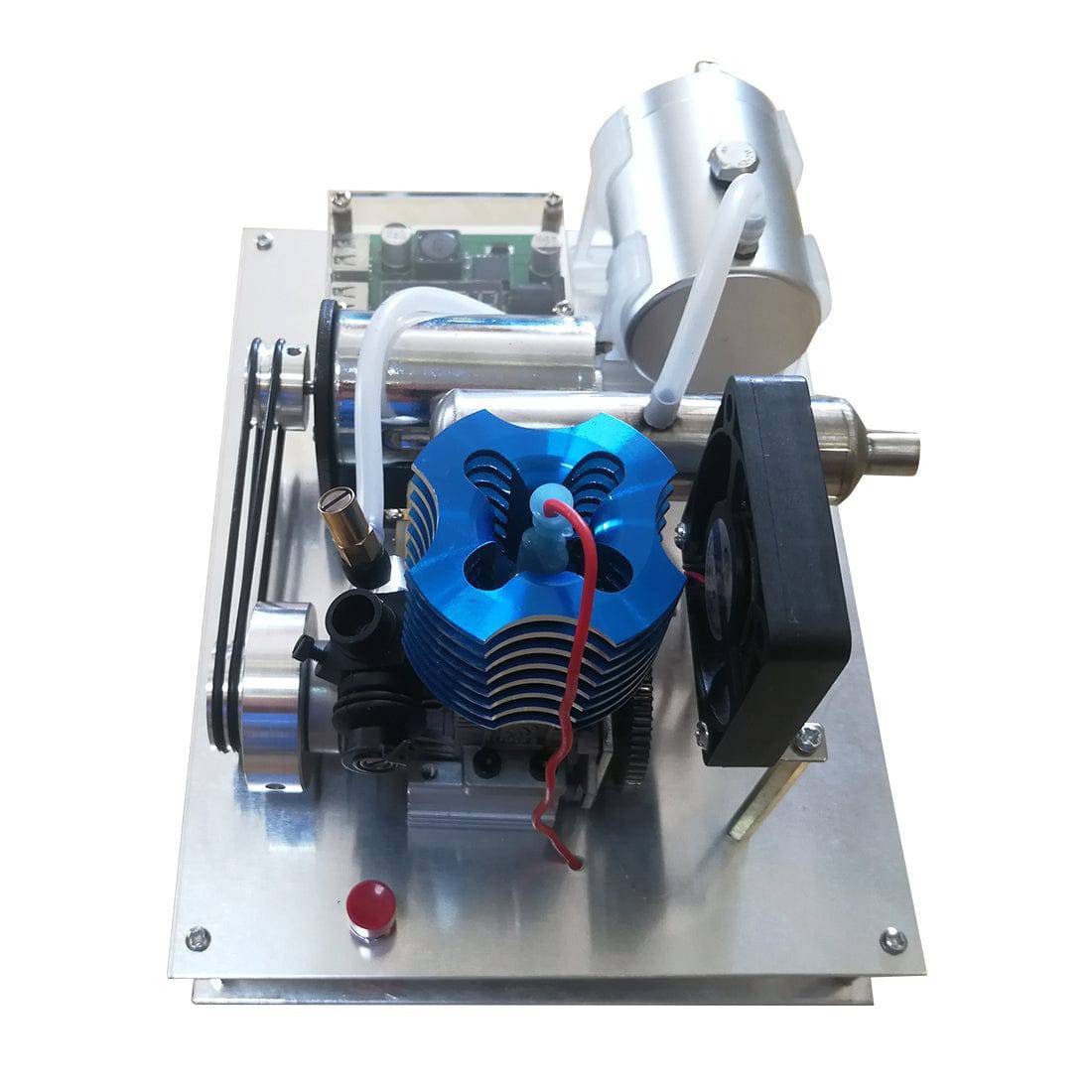 HelloWorld7-Custom Aircooled VX 18 Single Cylinder Two Stroke Gasoline Engine Generator One Key Electric Start-helloworld7