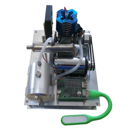 Modified VX 18 2-Stroke Gasoline Engine 12V Generator Model Kit One-Key Start-helloworld7