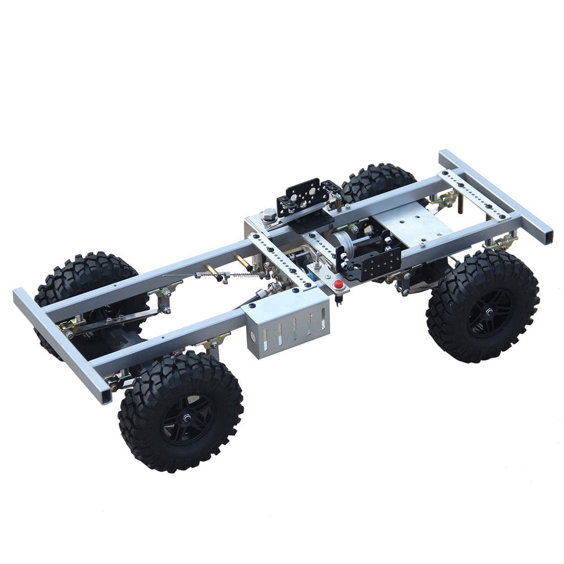 DIY 1/10 Scale Metal RC Car Chassis Kit for Toyan FS-L200 4-Stroke Engine-helloworld7