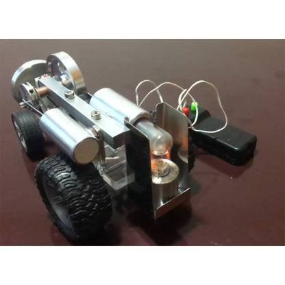 HelloWorld7-DIY Stirling Engine Car Vehicle Model Science Experiment