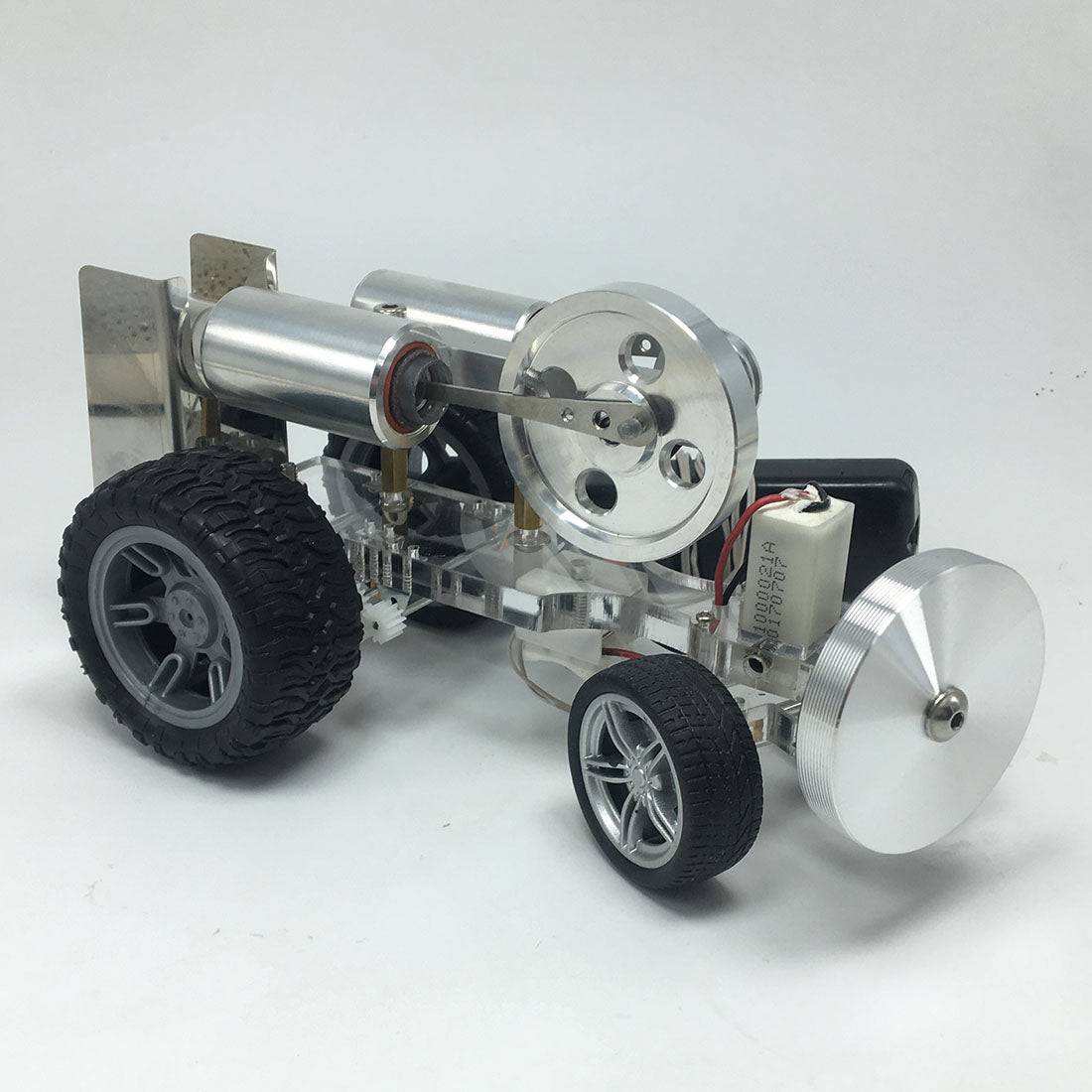 HelloWorld7-DIY Stirling Engine Car Vehicle Model Science Experiment