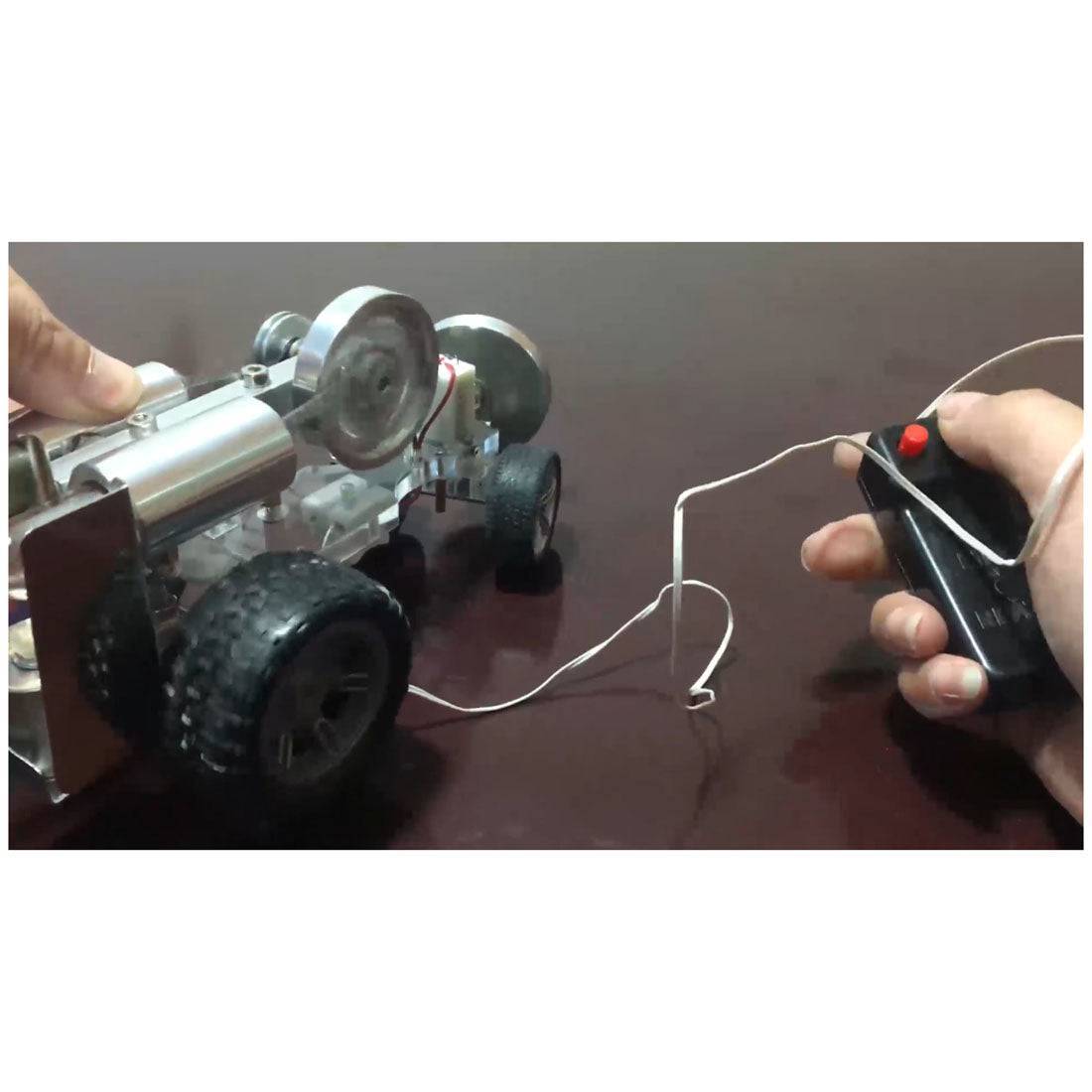 HelloWorld7-DIY Stirling Engine Car Vehicle Model Science Experiment