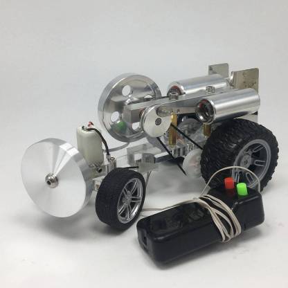 HelloWorld7-DIY Stirling Engine Car Vehicle Model Science Experiment