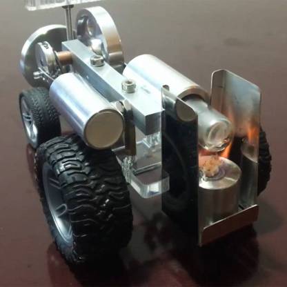 HelloWorld7-DIY Stirling Engine Car Vehicle Model Science Experiment