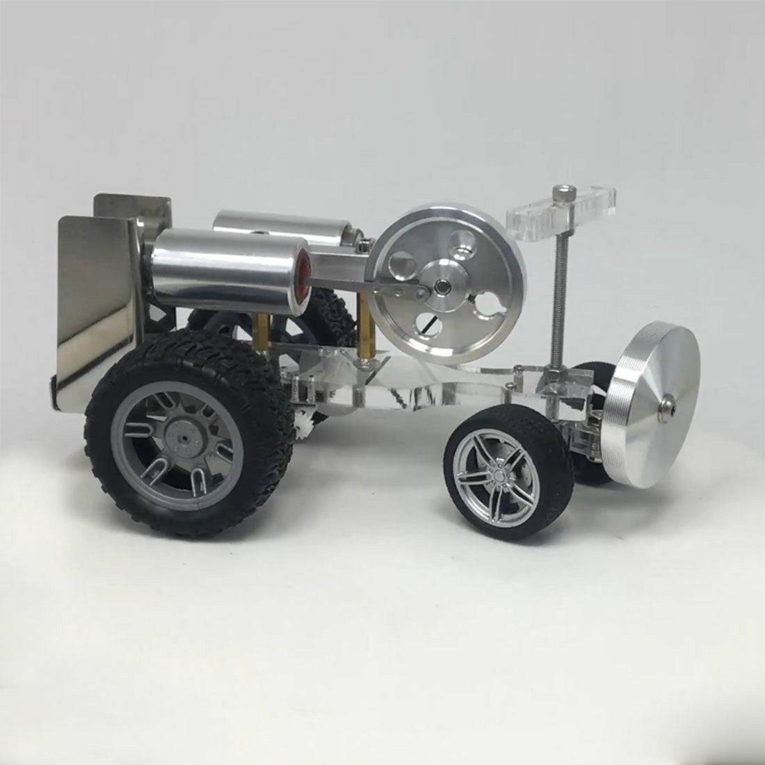 HelloWorld7-DIY Stirling Engine Car Vehicle Model Science Experiment