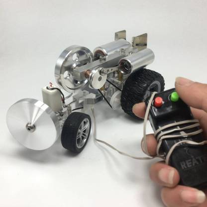 HelloWorld7-DIY Stirling Engine Car Vehicle Model Science Experiment