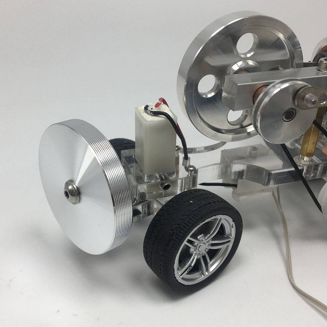 HelloWorld7-DIY Stirling Engine Car Vehicle Model Science Experiment