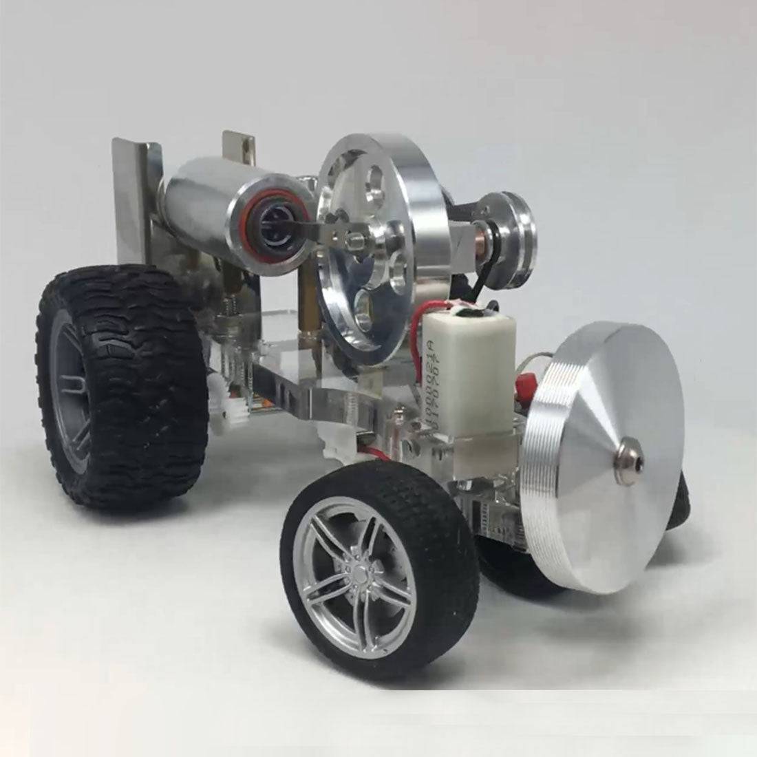 HelloWorld7-DIY Stirling Engine Car Vehicle Model Science Experiment
