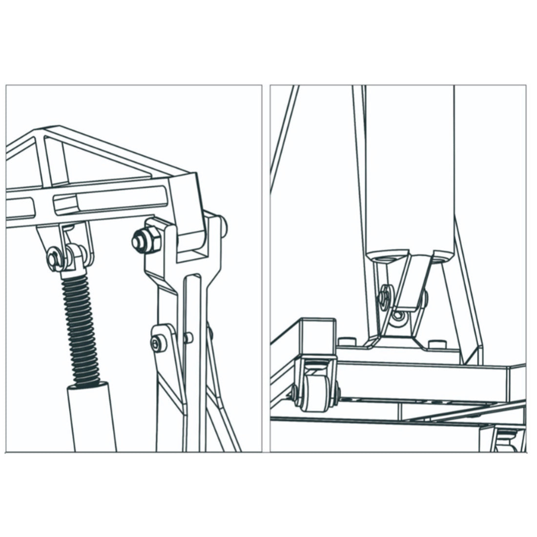 HelloWorld7-Electric Metal 1/10 1/8 RC Scale Model Car Engine Hoist & Jack