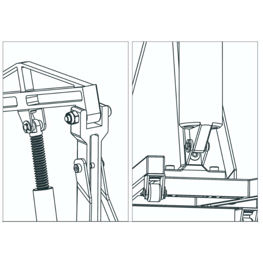 HelloWorld7-Electric Metal 1/10 1/8 RC Scale Model Car Engine Hoist & Jack