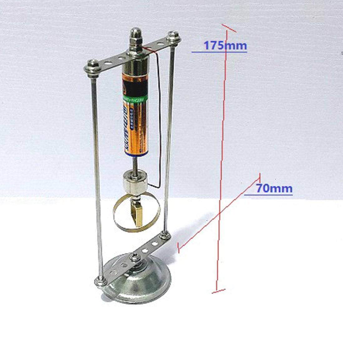 HelloWorld7-Electromagnet Self Rotating Fan Model Magnet Tricks