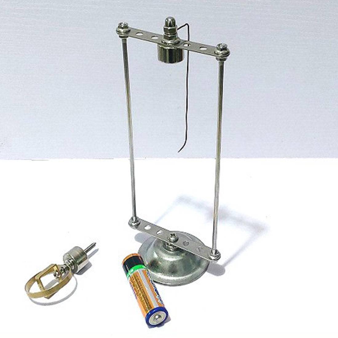 HelloWorld7-Electromagnet Self Rotating Fan Model Magnet Tricks