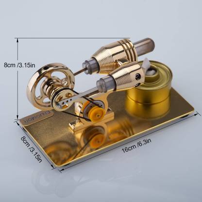 HelloWorld7-ENJOMOR Gamma Hot Air Stirling Engine Movement is Everything