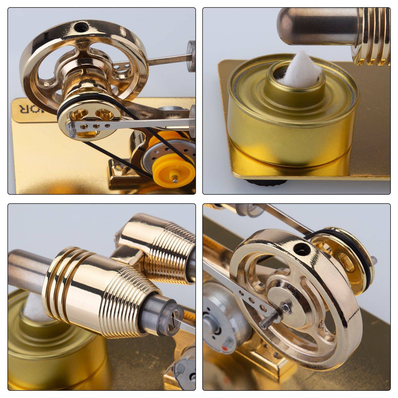 HelloWorld7-ENJOMOR Gamma Hot Air Stirling Engine Movement is Everything