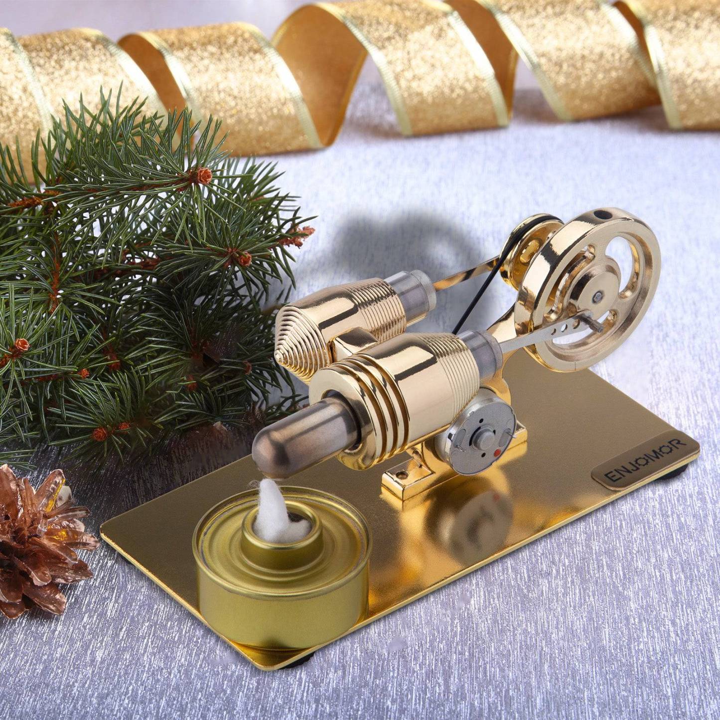 HelloWorld7-ENJOMOR Gamma Hot Air Stirling Engine Movement is Everything