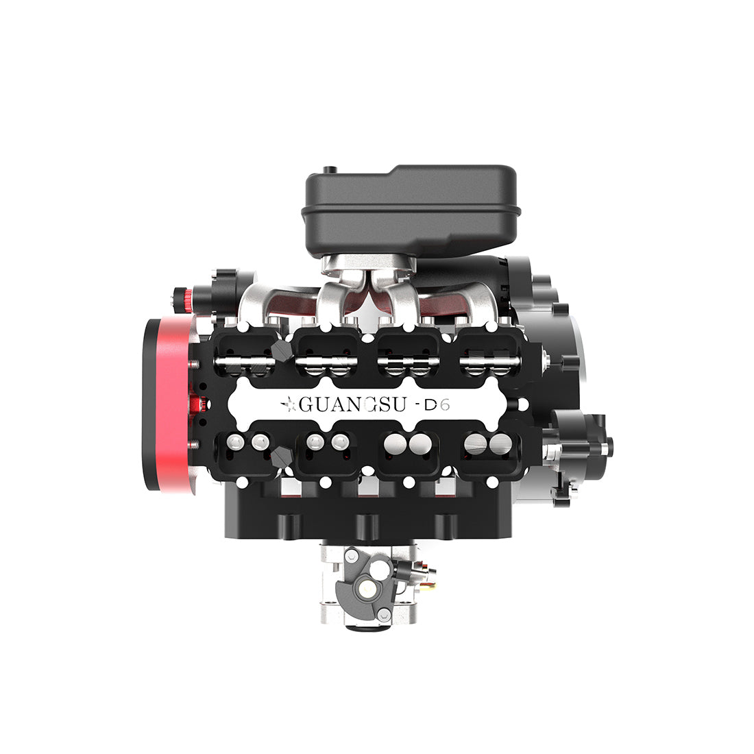 HelloWorld7-ENJOMOR GS-L4 Gas Engine 32cc 4-Stroke DOHC Inline Four RC Engine Model 12,000 rpm
