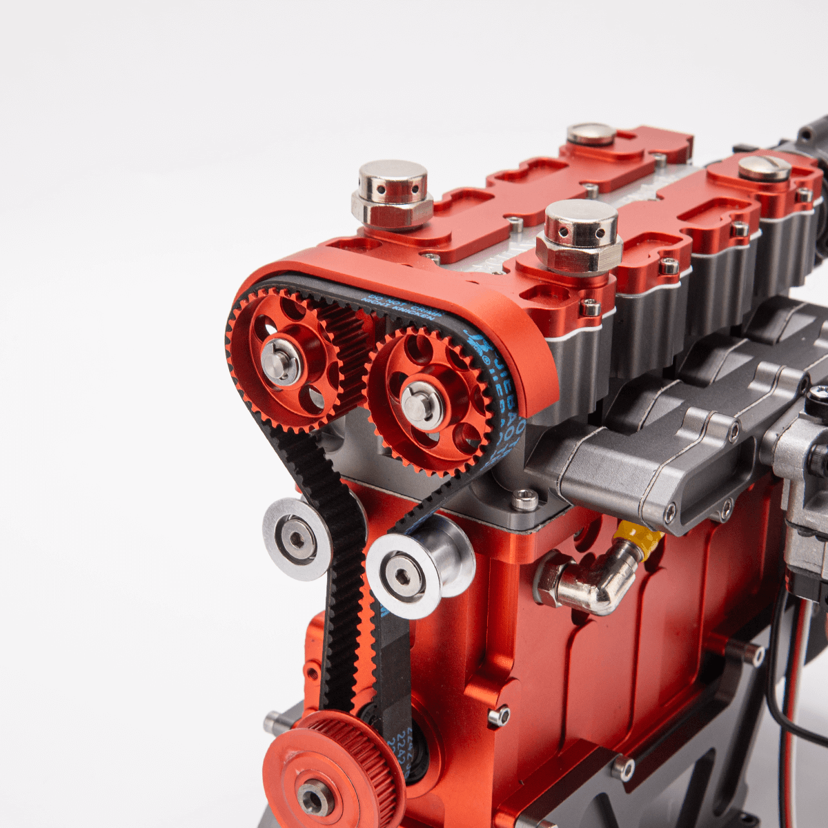 HelloWorld7-ENJOMOR GS-L4 Gas Engine 32cc 4-Stroke DOHC Inline Four RC Engine Model 12,000 rpm