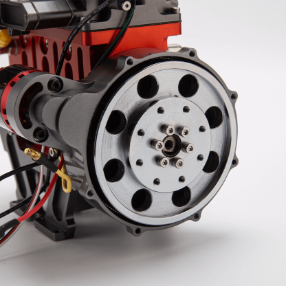 HelloWorld7-ENJOMOR GS-L4 Gas Engine 32cc 4-Stroke DOHC Inline Four RC Engine Model 12,000 rpm