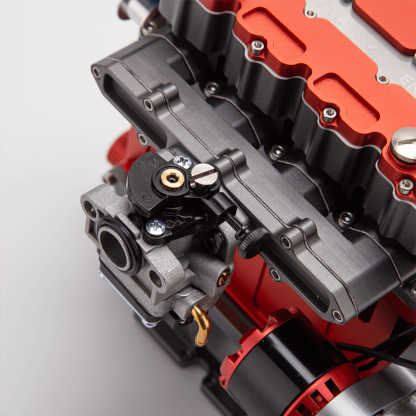 HelloWorld7-ENJOMOR GS-L4 Gas Engine 32cc 4-Stroke DOHC Inline Four RC Engine Model 12,000 rpm