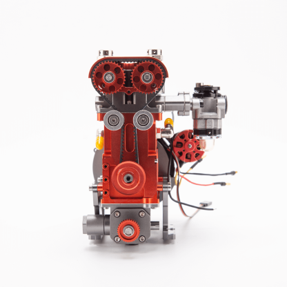 HelloWorld7-ENJOMOR GS-L4 Gas Engine 32cc 4-Stroke DOHC Inline Four RC Engine Model 12,000 rpm