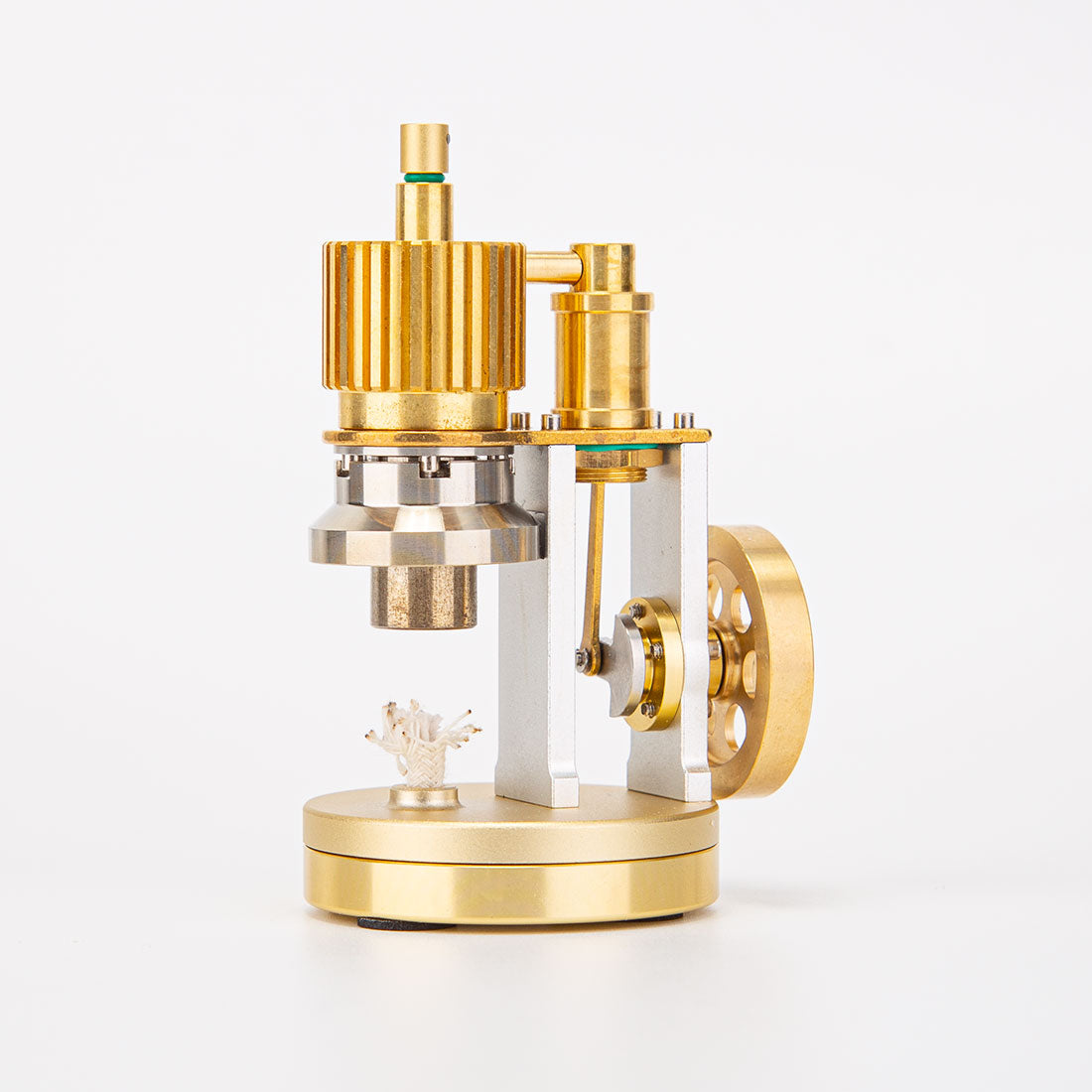 HelloWorld7-ENJOMOR Hot Air Ringbom Engine Stirling Engine Model Pocket Size