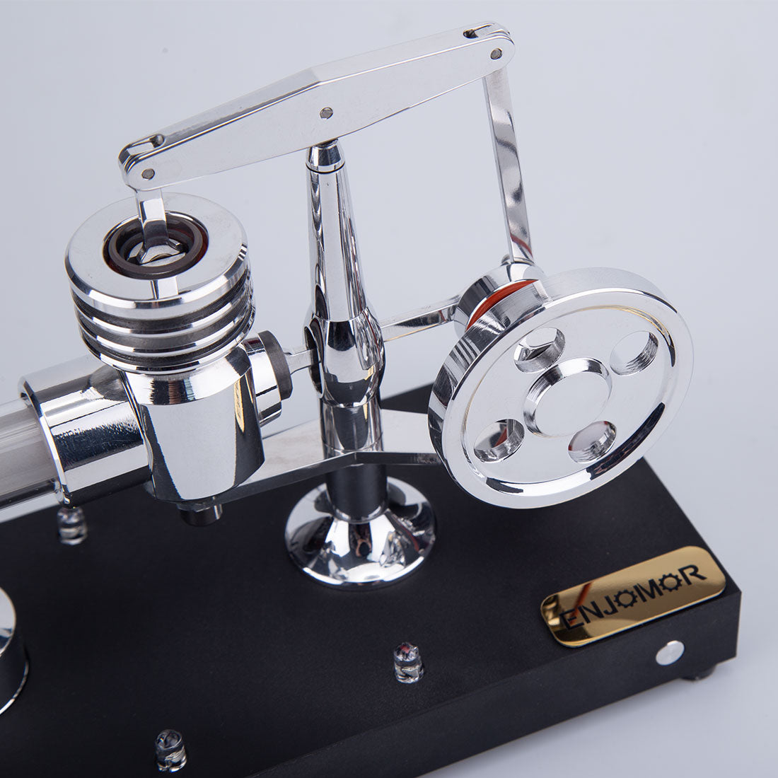 HelloWorld7-ENJOMOR Model Hot air Engines LED Stirling Engine Toy