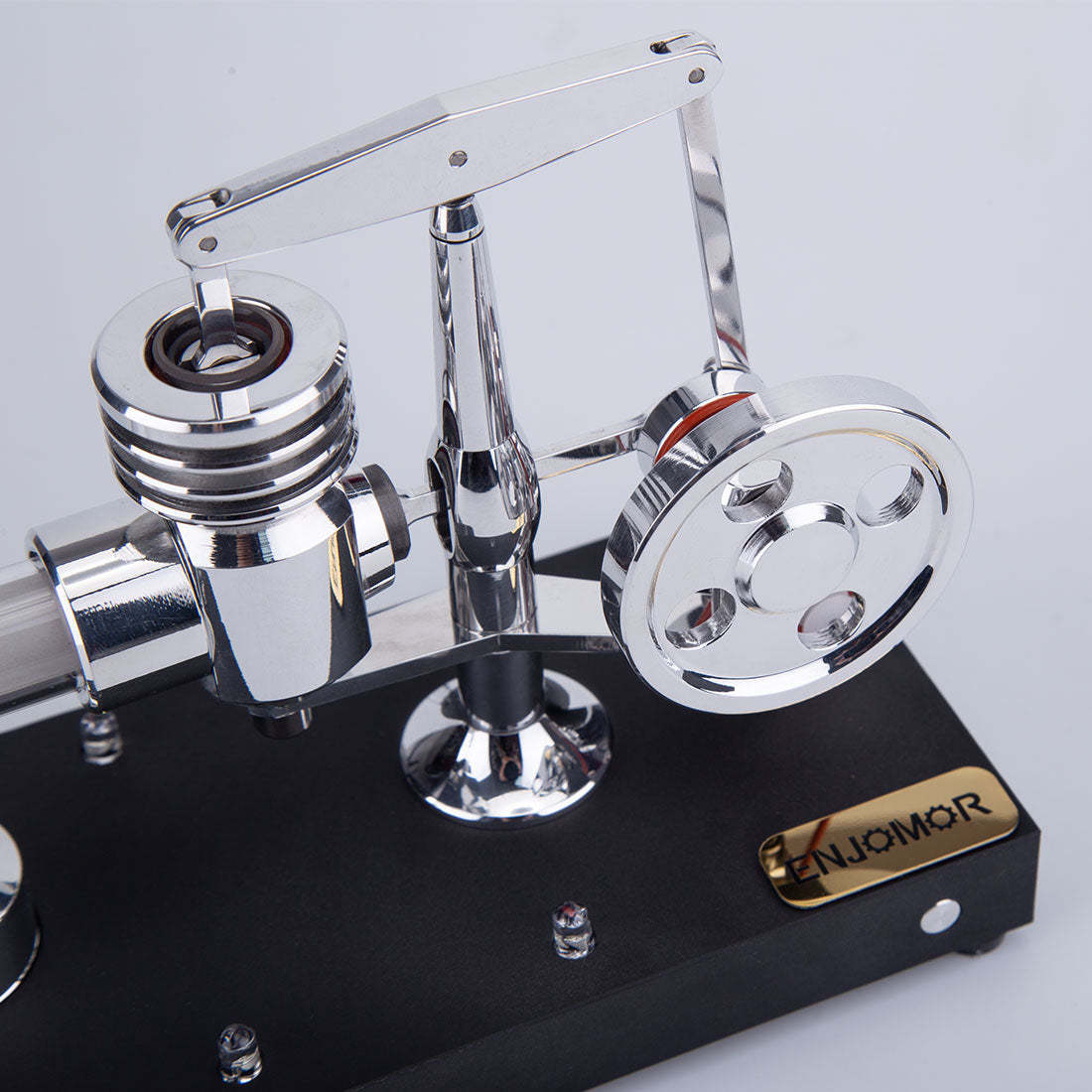 HelloWorld7-ENJOMOR Model Hot air Engines LED Stirling Engine Toy