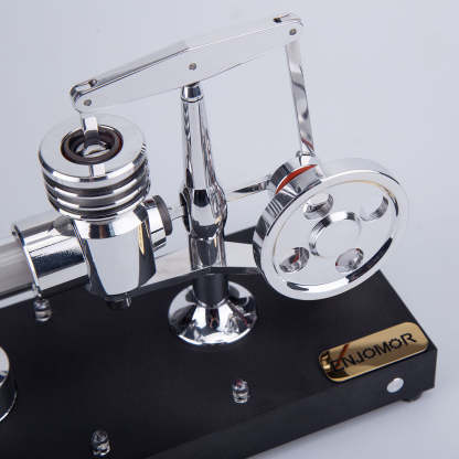 HelloWorld7-ENJOMOR Model Hot air Engines LED Stirling Engine Toy