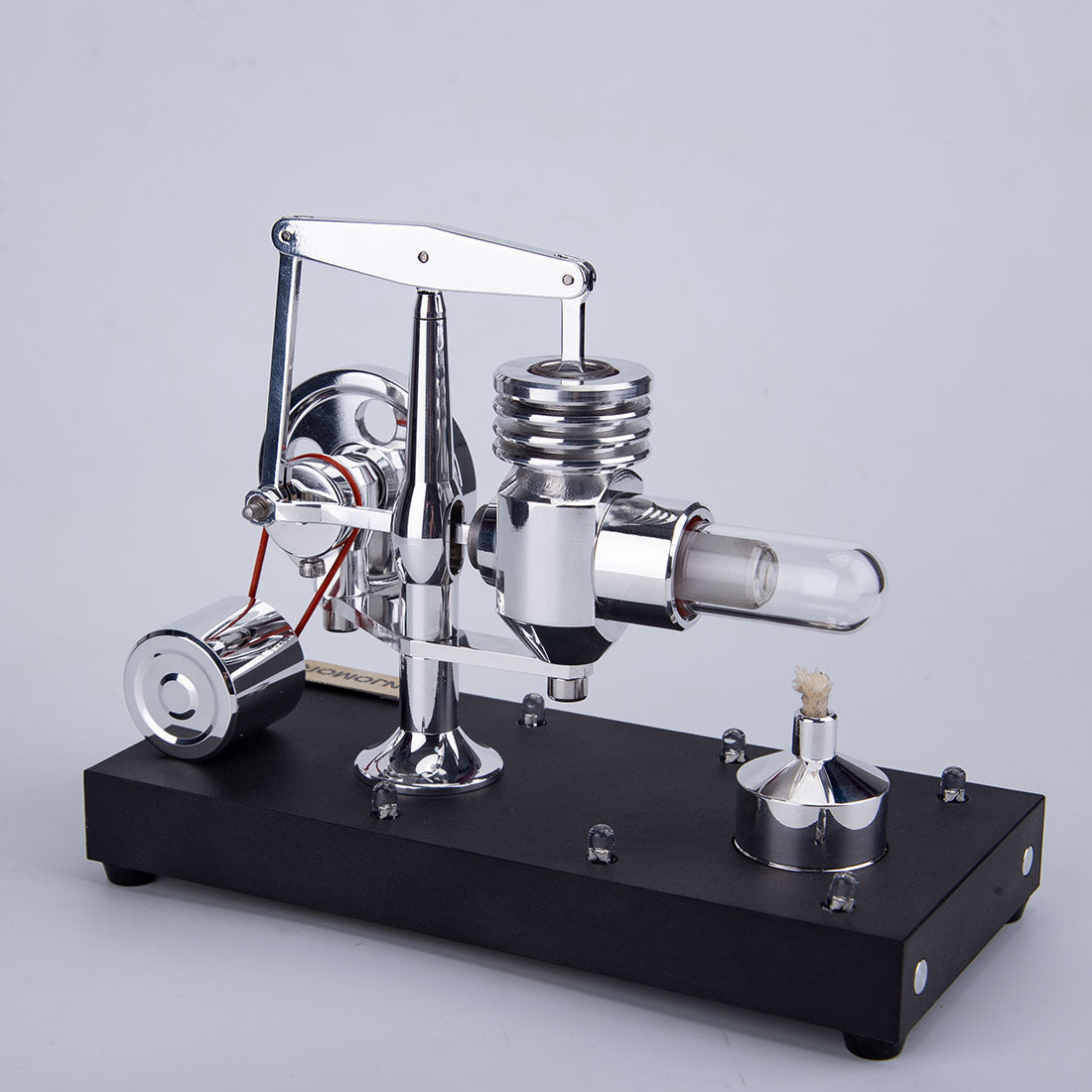 HelloWorld7-ENJOMOR Model Hot air Engines LED Stirling Engine Toy