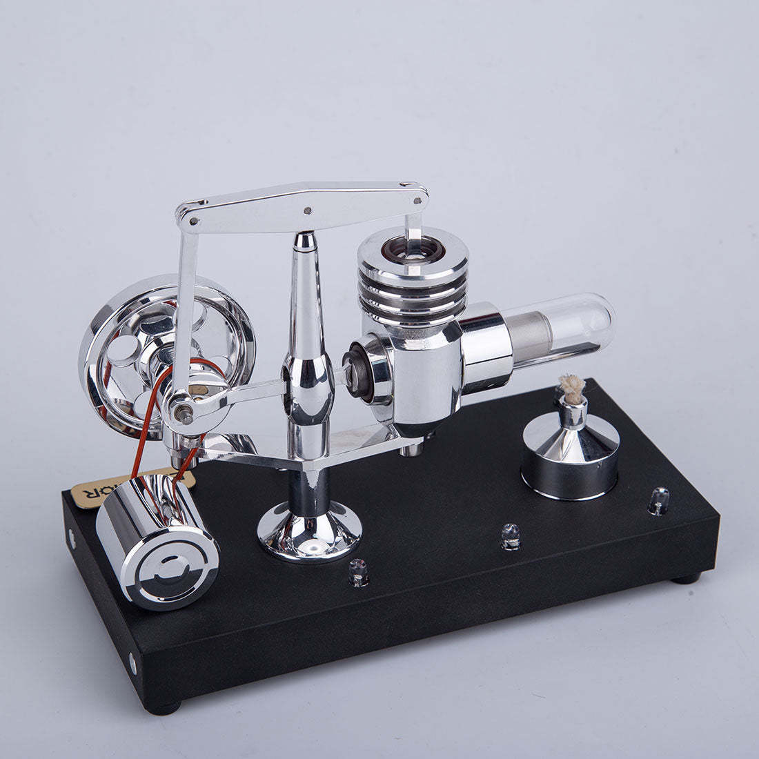 HelloWorld7-ENJOMOR Model Hot air Engines LED Stirling Engine Toy