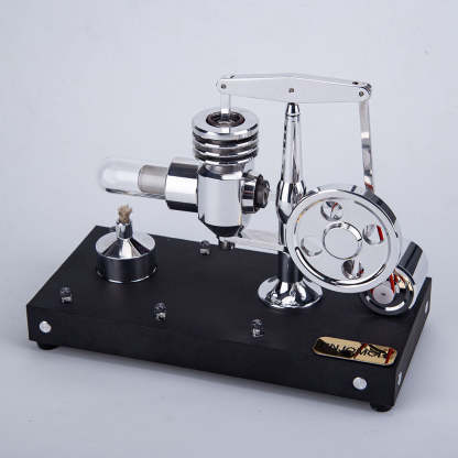 HelloWorld7-ENJOMOR Model Hot air Engines LED Stirling Engine Toy